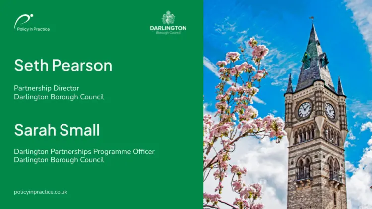 Seth Pearson and Sarah Small Darlington Council